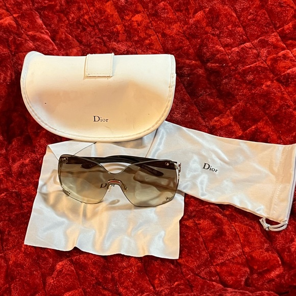 CHRISTIAN DIOR Suite SOVIF 115 Women’s Sunglasses Brown Lens - Picture 3 of 8